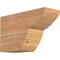Ekena Millwork Crestline Smooth Rafter Tail, Western Red Cedar, 5 1/2"W x 10"H x 16"L RFT06X10X16CRE00SWR - alternate 1